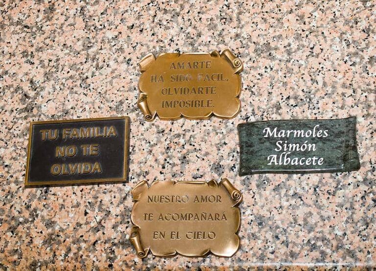 Placas para lápidas