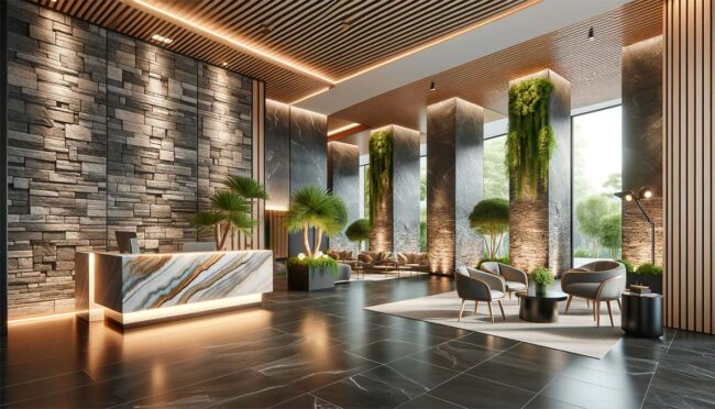 Uso de la piedra natural en negocios